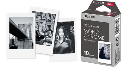 Fujifilm Instax film Mono Chrome